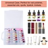 SUBAY Portable Nail Polish Organizer, Clear Double Side Nail Polish