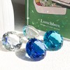 LONGWIN 50mm (2") Crystal Faceted Diamond Paperweight Wedding Favor Home