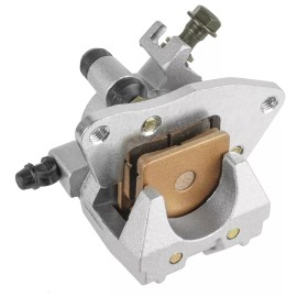 Caltric Front Left Brake Caliper w/ Pads fits Yamaha 4WV-2580T-10-0