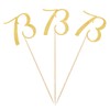 Gold Glitter 73rd Birthday Centerpiece Sticks, 12-Pack Number 73 Table