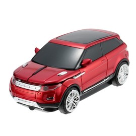 ECOiNVA Funkmaus Wireless Kabellose Sportwagen Auto Maus, 1600DPI Desktop Laptop Computer Maus (Rot)