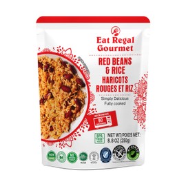 Eat Regal Gourmet Red Beans and Rice, Ready to Eat, 8.8 oz, Pack of 6, Microwaveable in 90 Seconds