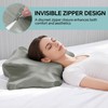 HOMBYS 2-Pack Satin Cervical Pillowcases (Only Pillowcase), Silky Satin Butterfly-Shaped
