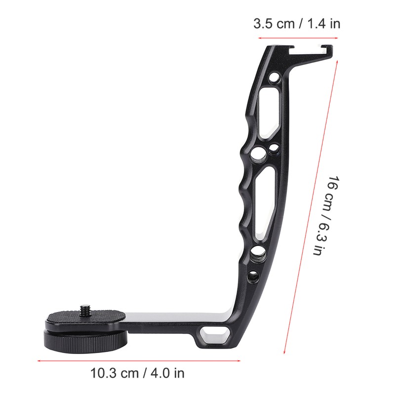 Aluminum Alloy L Bracket Extended Single Handle Grip for Zhiyun