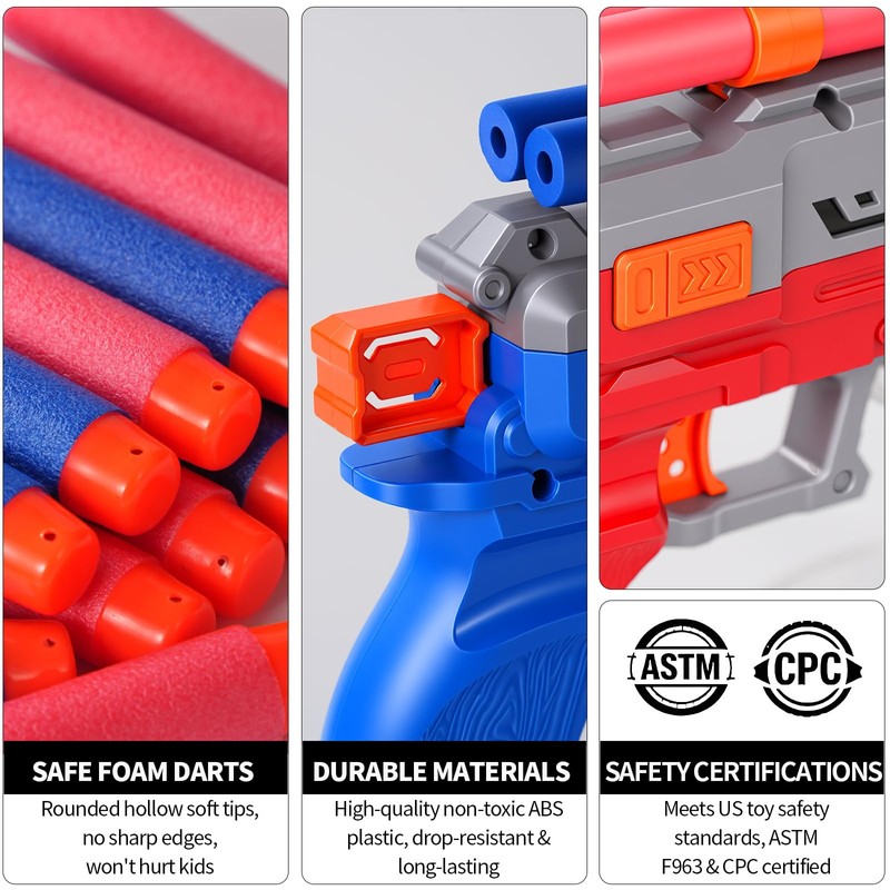 JWXTOYGDCN Gun Target Practice Set for Ages 6+, Fits Nerf
