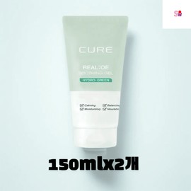 Kim Jeong-moon Aloe Cure Real Aloe Soothing Gel 150mlx2 Quantity per piece / 김정문알로에 큐어 리알로에 수딩젤 150mlx2개 개당 수량