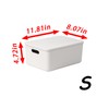 Gaoaodeyu 6 pack large plastic Laundry Basket/Hamper with lids and