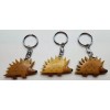 Lot of 10 Cute Wooden Animal Keychains - Cat Dog