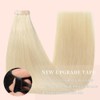 YDDM Tape-In Real Hair Extensions, 20 Pieces, 50 cm, 50