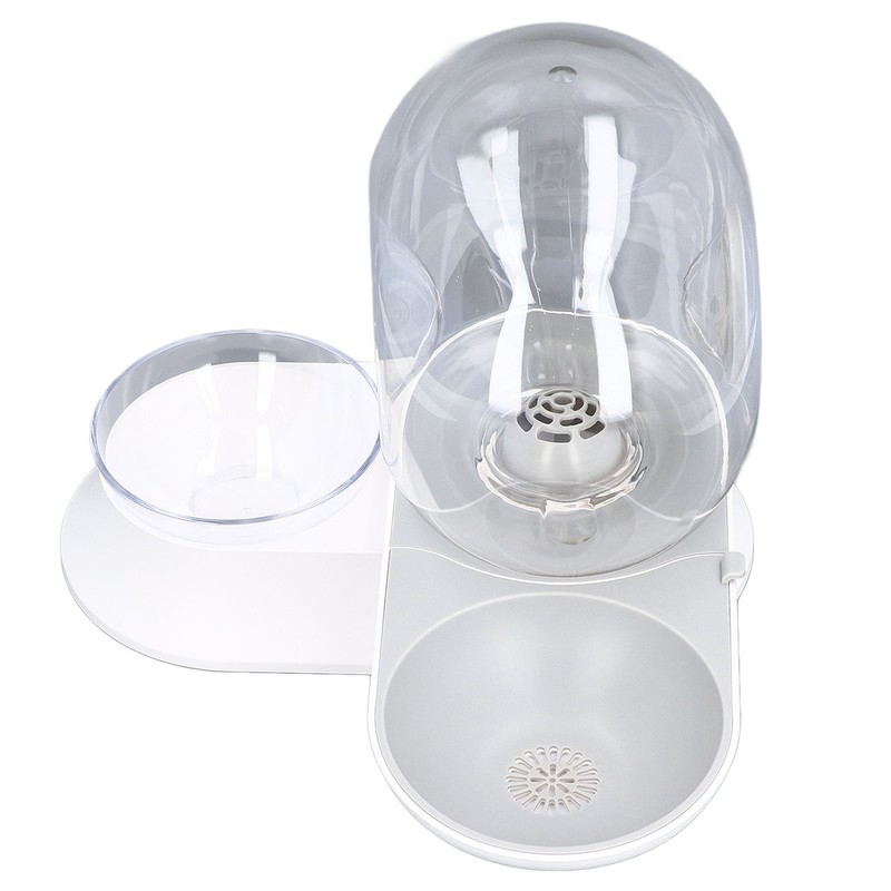 Pet Water Dispenser Food Feeder Cat Automatic Drinking Snail Shape
