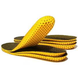 EVA Honeycomb Insoles (3 Pairs, 6 Pieces), Lightweight Perforated, Breathable, Shock Absorbing Insole, Moderate Firmness, Soft Cushion, Memory Foam, Odor Resistant, Running, Walking, Sports, Standing, Work, Fatigue Relief Support, Thin Bottom Shoes, Size Adjustable
