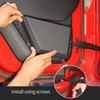 Hoolcar Front Door Storage Pockets, Side Insert Organizer Box Metal
