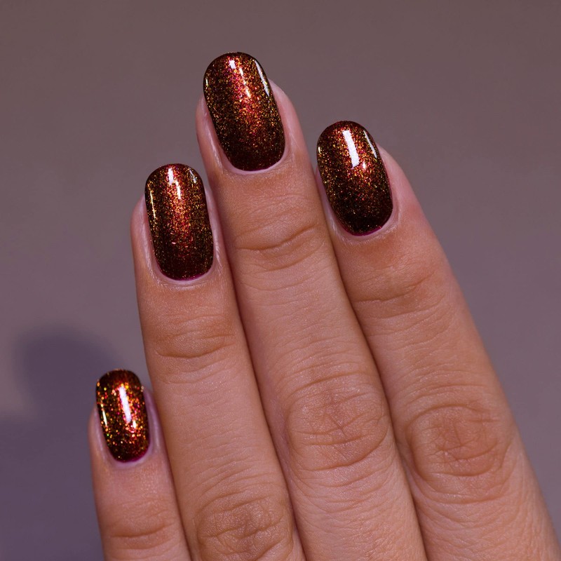 ILNP Autumn - Warm Brown Shimmer Nail Polish