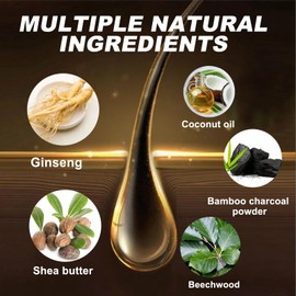 EOIRULA 2PCS Gray Hair Reverse Shampoo Bar, Black Soap for Gray Hair, Deep Clean The Scalp for Unisex Shampoo Soap for Women and Men