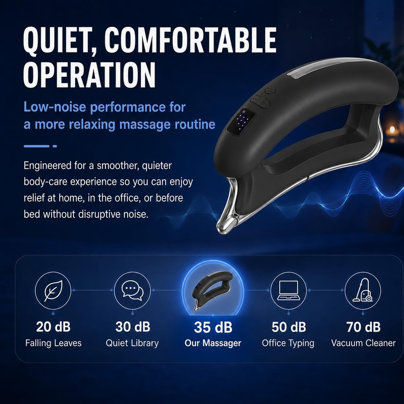 NIFFPD Electric Body Sculpt Massager, Portable Massage Tool with Soothing
