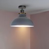 LEDSone Grey Ceiling Light Shade 29CM Metal lamp Shade Pendant