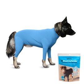 Shed Defender Sport Dog Onesie - Seen on Shark Tank, Shedding Bodysuit for Dogs, Anxiety Vest, Calming Shirt, Hot Spots, Allergy Tick & UV Protection, Recovery Suit, Full Body Shed Suit, Vet Approved