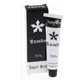 Rambo Crema Tatuaje Microbading Sin Dolor 75% Extra Potente