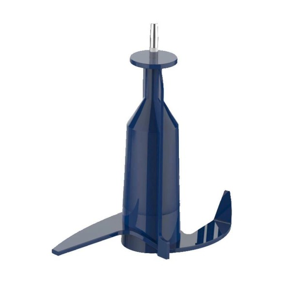 NutriChef Full-Size Food Processor Dough Blades Replacement Parts - Blue