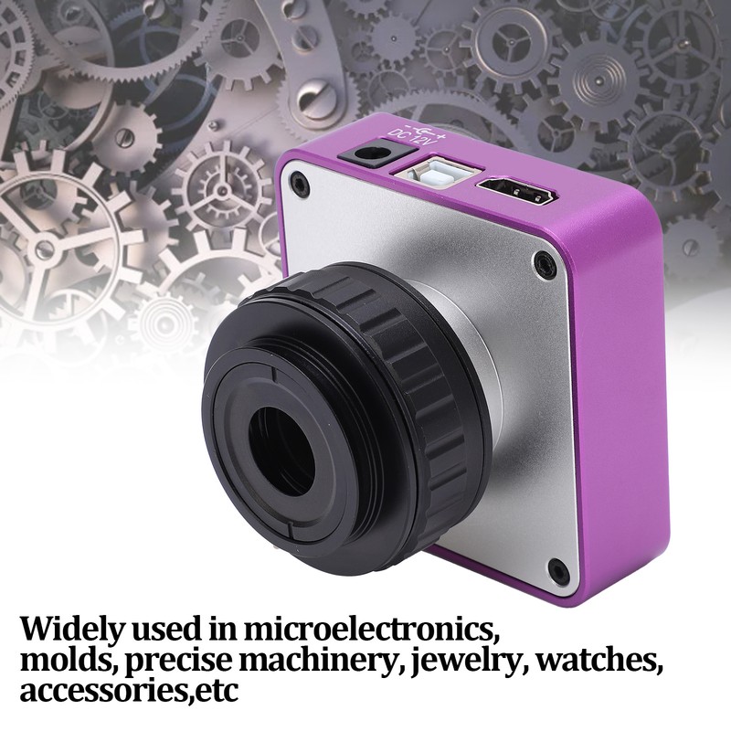 2K 51MP Industrial Digital Microscope Camera 0.5X CMount Lens for