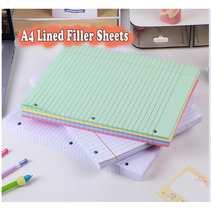 300 Sheets Loose Leaf Paper 8" x 10.5" College Wide