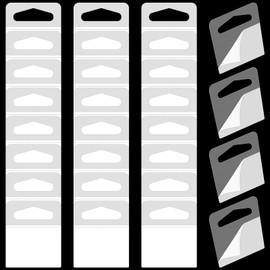 Adhesive Picture Hangers, 36 Pcs Plastic Sawtooth Adhesive Picture Hanger, Clear Sticky Hang tabs Without Nails, Clear Foamboard Hanger No Nail Sawtooth Tabs Slot Hole for Back of Frames