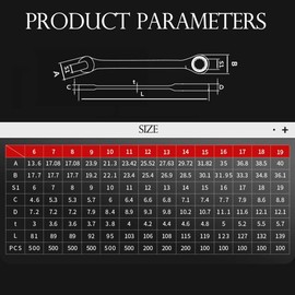 Aoktorkit 2 Pcs Short Ratchet Spanner 16 mm, Stubby Combination Ratcheting Wrench, Professional Chrome Vanadium Steel Mini Small Ratcheting Ring Spanner for Repair Bicycle Home Metric Tool