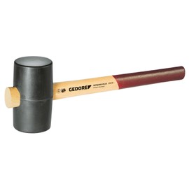 Gedore 8826820 Rubber Hammer, 19.0 oz (540 g), Head Diameter 2.6 inches (65 mm)
