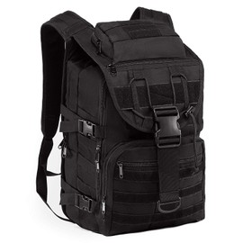 VURGER 40L Tactical Military Backpack Large Molle Rucksack Assault Daypack for Men Women Camping Hiking Hunting Trekking (Black)