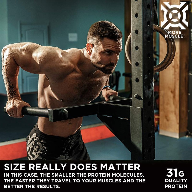 Progenex® More Muscle | No Added Sugar, Hydrolyzed Whey Protein