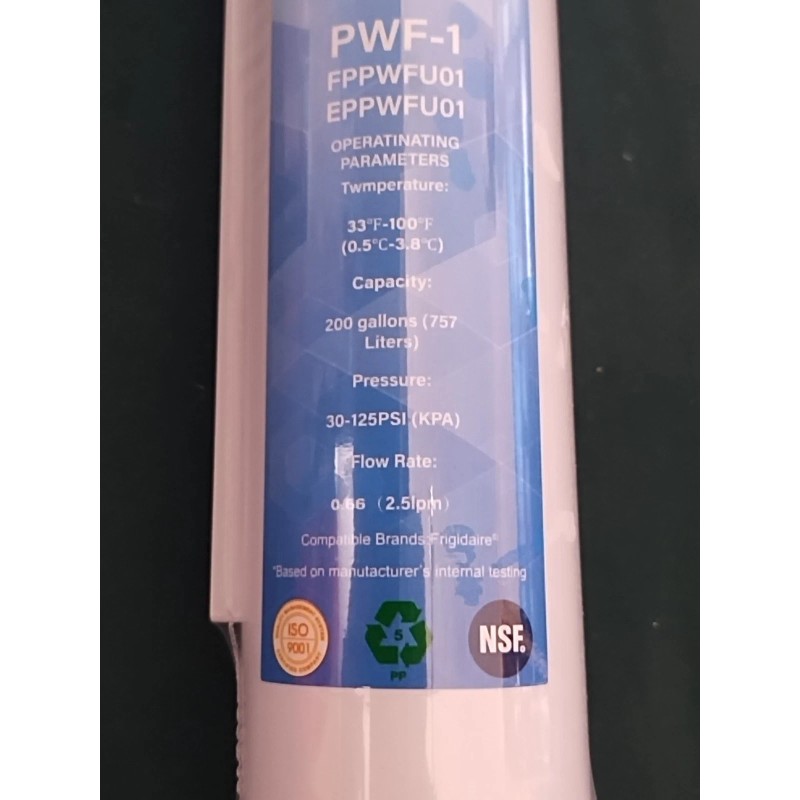 WATEN/ECLEY Refrigerator Water Filter Frigidaire PWF-1 EC-07, FPPWFU01, EPPWFU01