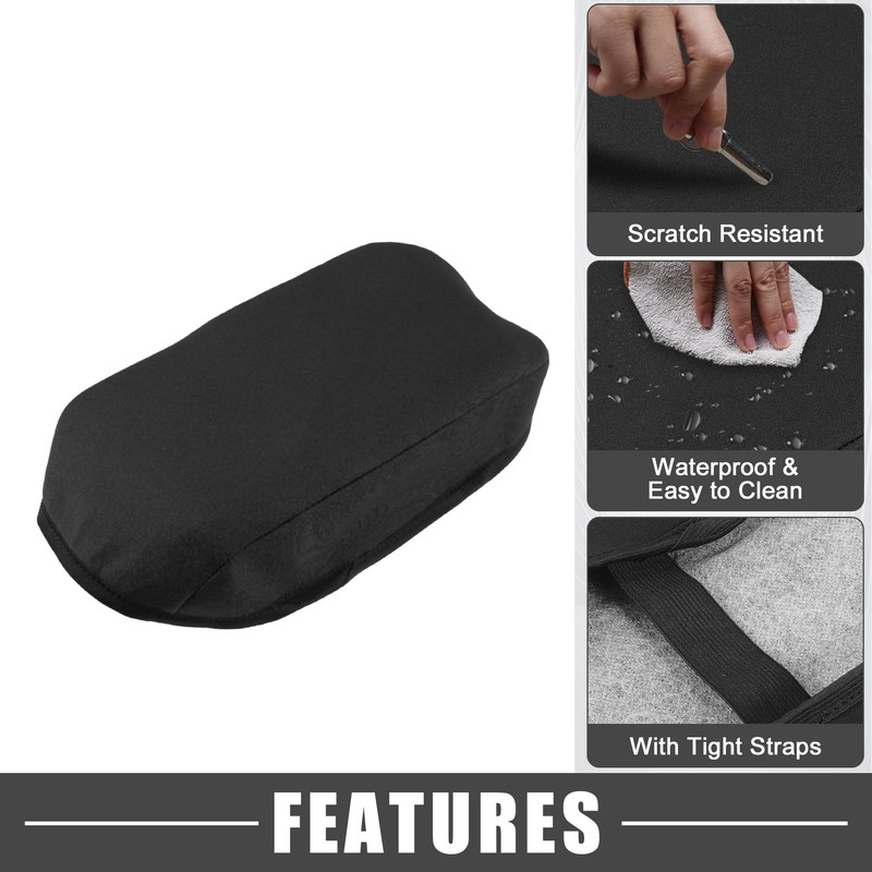 A ABSOPRO Center Console Armrest Cover Waterproof Console Covers Pad