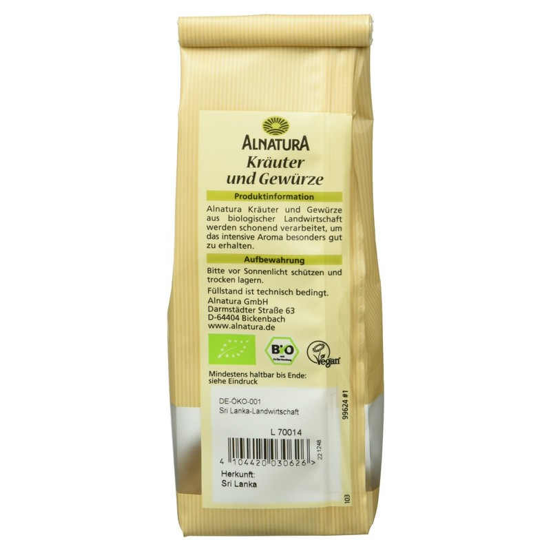 Alnatura Organic Nutmeg Whole, Pack of 3