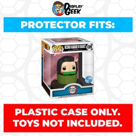 Display Geek, 1 x Plastic Pop Protector Compatible with Demon Slayer Nezuko Kamado in Basket #1309 Funko Pop Deluxe Box, Kollector Protector
