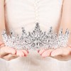 Silver Crown for Women Crystal Princess Tiara – Sparkly Rhinestone