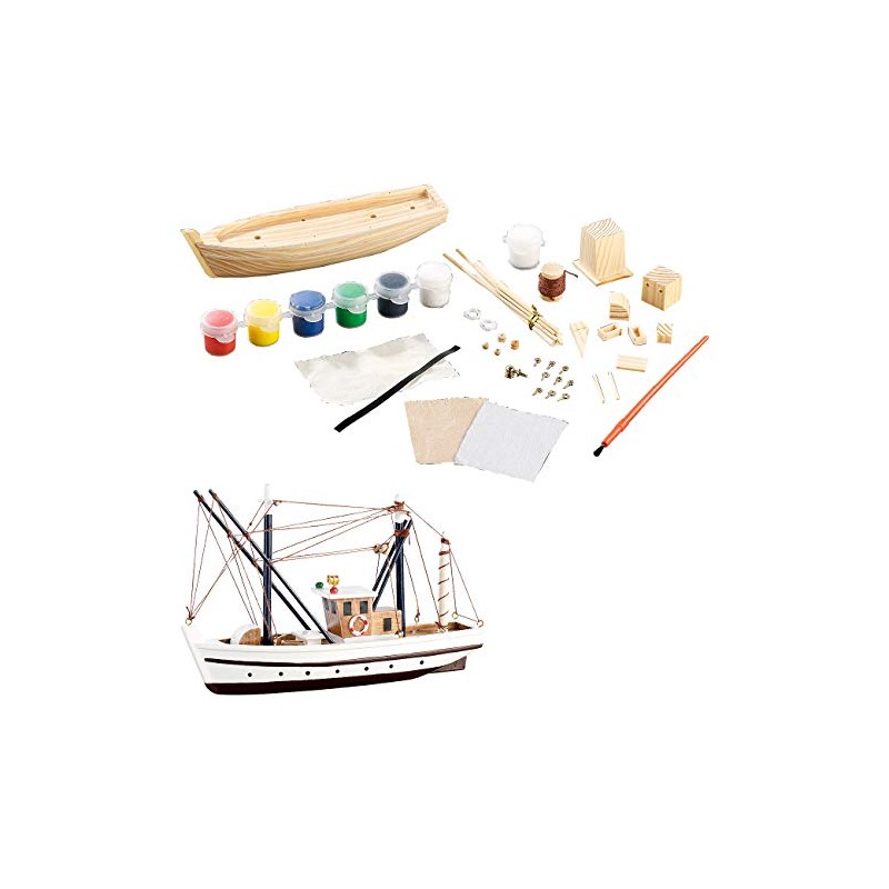 PLAYTASTIC - NC9983 - Bateau en kit ''Chalutier''