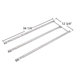 Gassaf Burner Tube Set Replacement for Weber 67820 67722, Genesis 300 Series E310 E320 EP310 EP320 S310 S320 (2007-2010)with Side Control Knobs, 34-1/4 inch 304 Stainless Steel durable Burner