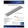 NDS 241-1 Spee-D® Channel Drain Grate, Plastic, 4-1/8-Inch wide X