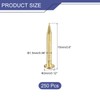 sourcing map 250 Pcs Small Tiny Nails 1.5mmx15mm(DXL) Tiny Brass
