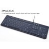 CASEDAO Ultra Thin Silicone Keyboard Cover for Dell Keyboard 104-key