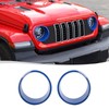 Voodonala for JL 2024 + Headlight Cover Compatible with Jeep