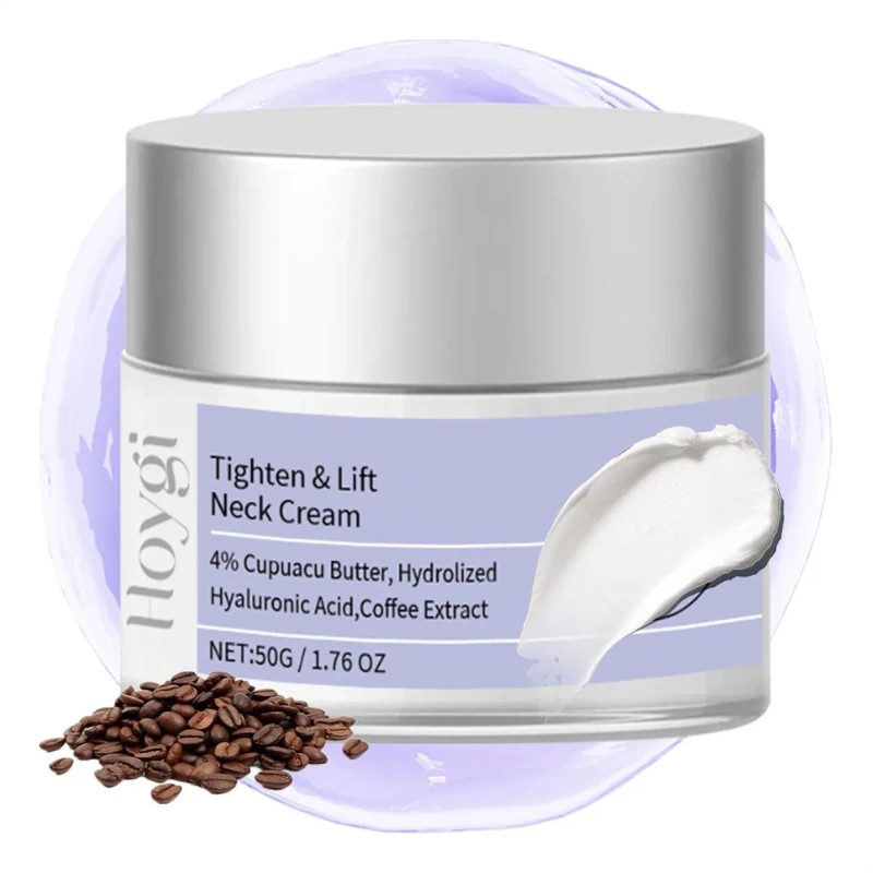 Crema Hidratante Facial Para Cuello Con Colágeno, Hialurónic