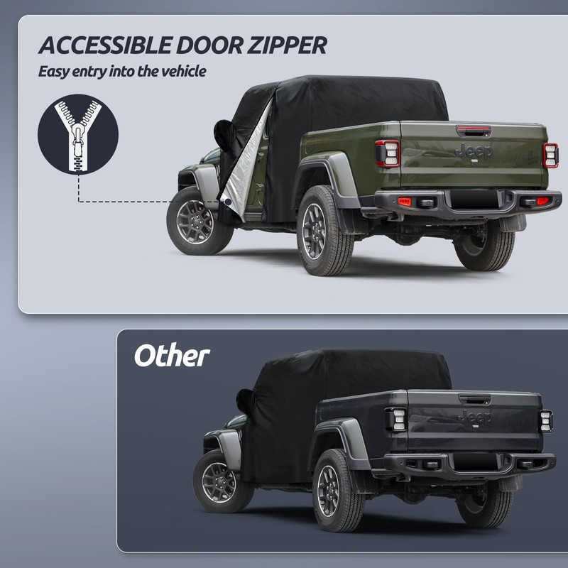 Car Cab Cover for Jeep Gladiator 2020-2025, Migaven Waterproof Cover