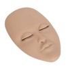 Eyelash Extension Mannequin Head with 6 Pair Replacement Eyelids Soft