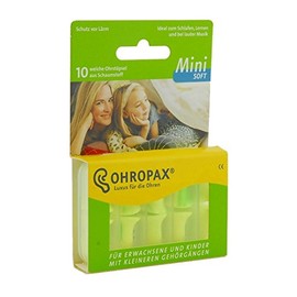 OHROPAX Mini Soft Foam Plugs Pack of 10