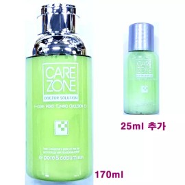 Carezone 케어존 닥터솔루션 피큐어 포어 튜닝 에멀전 이엑스 170ml + 25ml 추가 / 합계 195ml Care Zone Dr. Solution P-Cure Pore Tuning Emulsion EX 170ml + 25ml Bonus / Total 195ml [170ml + 25ml x 1 piece (total 195ml)]