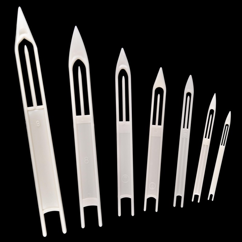 Fishing Netting Needle Shuttles Kit- 10Pcs Plastic Cast Net Mending