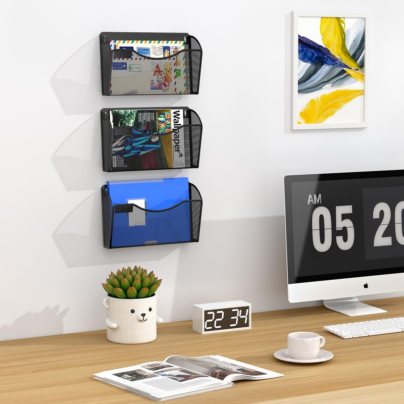 EasyPAG 1 Pocket Landscape A4 Mesh Hanging Wall Mounted File