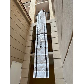 HodChutes Construction Trash Chute 10 Feet, Heavy Duty Construction Chute Section with Nylon Strap Loops, Multi Connect Chute for Construction Trash Removal