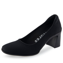 Aerosoles Women's Casta Pump, Black Stretch, 8.5